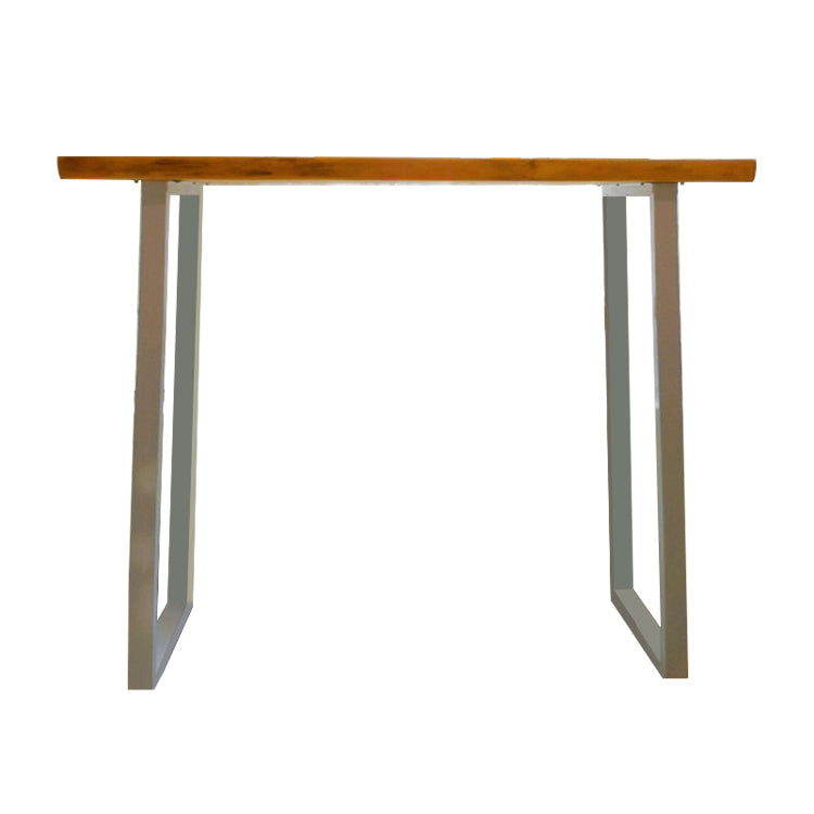 Contemporary Indoor Bar Dining Table Rectangle Wood Top Bar Table Without Chairs Clearhalo 'Bar Furniture' 'Bar Tables' 'bar_tables' 'furn' 'furn_bar_tables' 'Furniture' 'Kitchen & Dining Furniture' 7362240