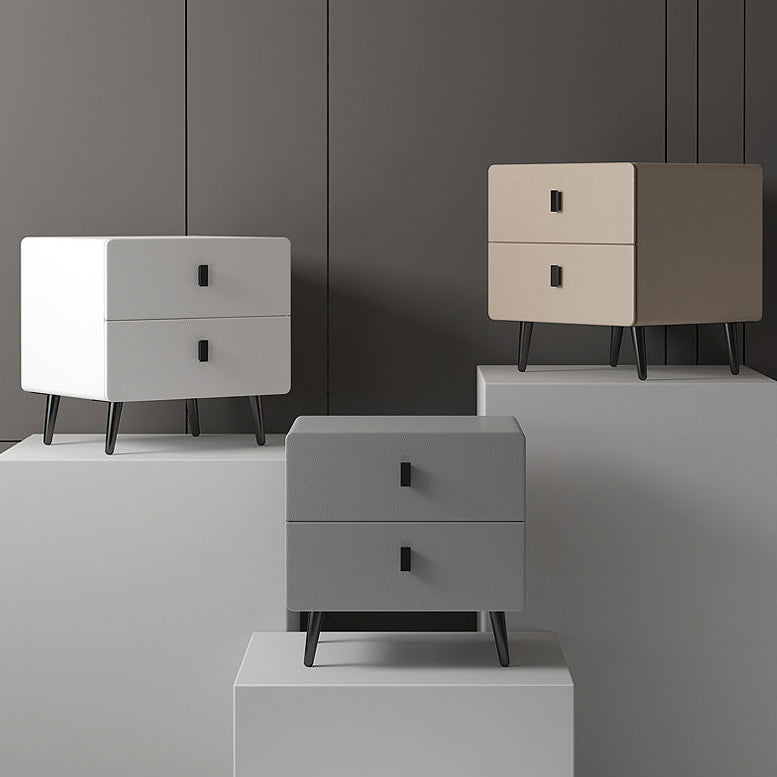 Modernisme Accent Table Table table de rangement Terre de rangement Tablette de nuit avec 4 jambes pour la maison