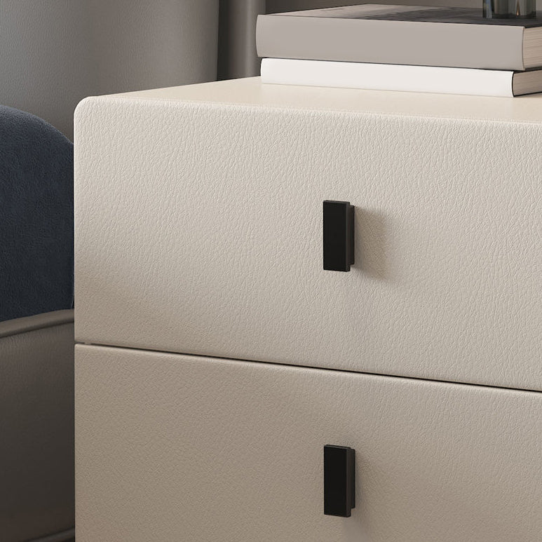 Modernisme Accent Table Table table de rangement Terre de rangement Tablette de nuit avec 4 jambes pour la maison