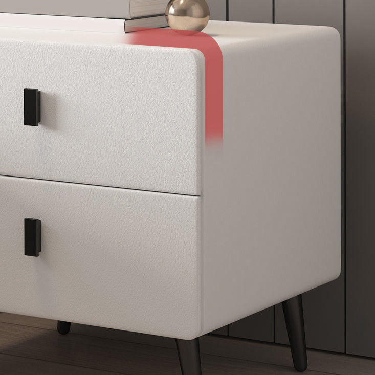 Modernisme Accent Table Table table de rangement Terre de rangement Tablette de nuit avec 4 jambes pour la maison