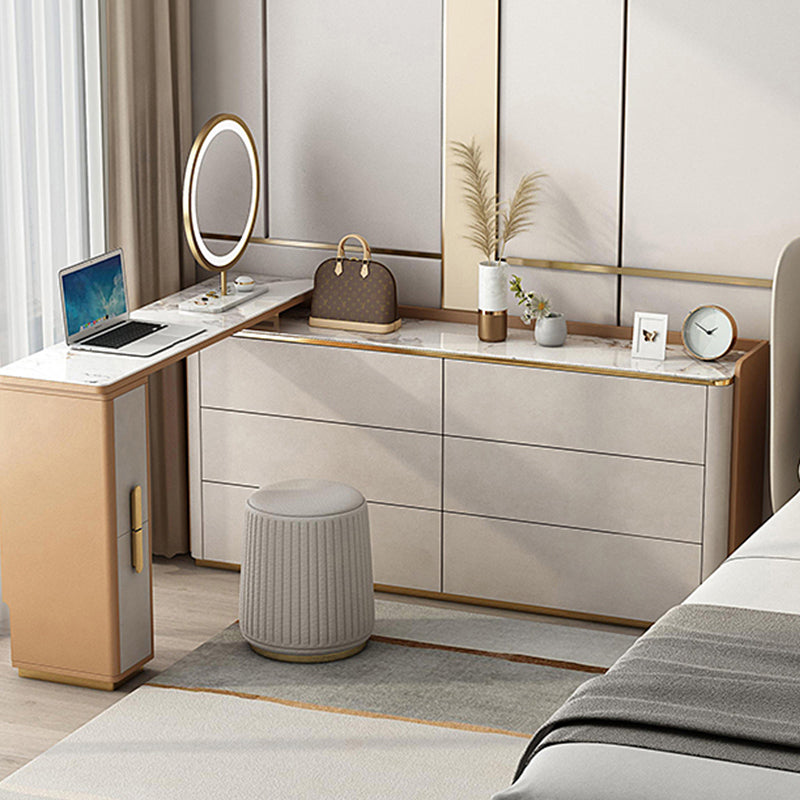 Cofre de almacenamiento de piedra Classic Glam 11.7 pulgadas de ancho de almacenamiento Cofre de almacenamiento