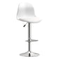 Indoor Swivel Bar Stools Folding with Metal Legs Counter Stool White 1 Piece Clearhalo 'Bar Furniture' 'Bar Stools' 'bar_stools' 'furn' 'furn_bar_stools' 'Furniture' 'Kitchen & Dining Furniture' 7362581