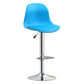 Indoor Swivel Bar Stools Folding with Metal Legs Counter Stool Blue 1 Piece Clearhalo 'Bar Furniture' 'Bar Stools' 'bar_stools' 'furn' 'furn_bar_stools' 'Furniture' 'Kitchen & Dining Furniture' 7362606