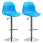 Indoor Swivel Bar Stools Folding with Metal Legs Counter Stool Blue 2 Piece Set Clearhalo 'Bar Furniture' 'Bar Stools' 'bar_stools' 'furn' 'furn_bar_stools' 'Furniture' 'Kitchen & Dining Furniture' 7362607