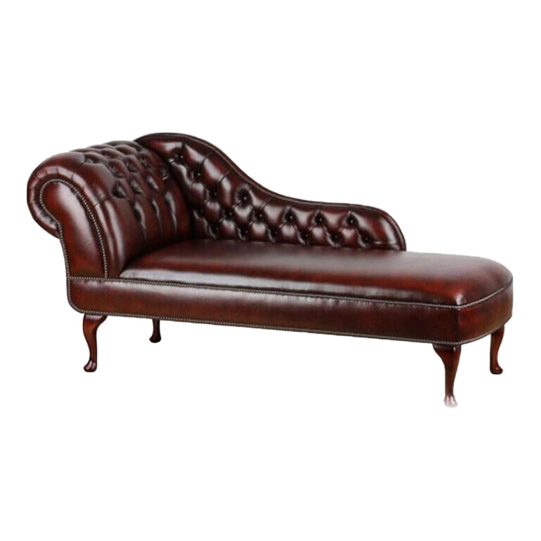 Traditional Chaise Lounge Couch Tufted Rolled Arm Chaise Lounge Clearhalo 'Chairs & Seating' 'Chaise Lounge' 'chaise_lounge' 'furn' 'furn_chaise_lounge' 'Furniture' 'Living Room Furniture' 7362855