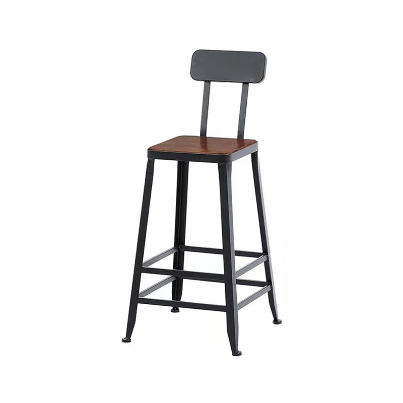 Set tavolo da pub industriale rettangolare Set tavolo da bar in legno da 1/4/7 pezzi con sgabelli marroni