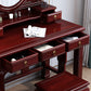 Solid Wood Makeup Vanity with 5 Drawers Traditional Make-up Vanity
