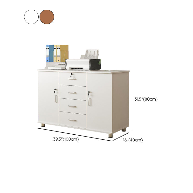 Traditional Wood Cabinet Drawers Storage File Cabinet with Shelves Clearhalo 'Filing Cabinets' 'filling_cabinets' 'furn' 'furn_filling_cabinets' 'Furniture' 'Office Furniture' 7363468