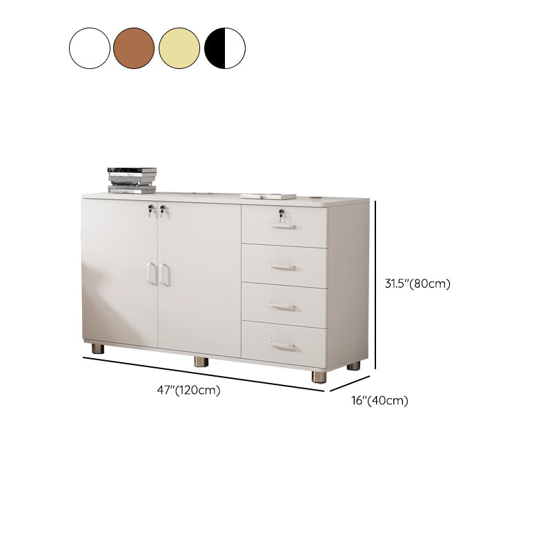 Traditional Wood Cabinet Drawers Storage File Cabinet with Shelves Clearhalo 'Filing Cabinets' 'filling_cabinets' 'furn' 'furn_filling_cabinets' 'Furniture' 'Office Furniture' 7363470