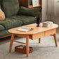 4 Legs Coffee Table Solid Wood Cocktail Table with 2 Storage Drawers Clearhalo 'Coffee & Accent Tables' 'Coffee Tables' 'coffee_tables' 'furn' 'furn_coffee_tables' 'Furniture' 'Living Room Furniture' 7363598