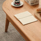 4 Legs Coffee Table Solid Wood Cocktail Table with 2 Storage Drawers Clearhalo 'Coffee & Accent Tables' 'Coffee Tables' 'coffee_tables' 'furn' 'furn_coffee_tables' 'Furniture' 'Living Room Furniture' 7363602