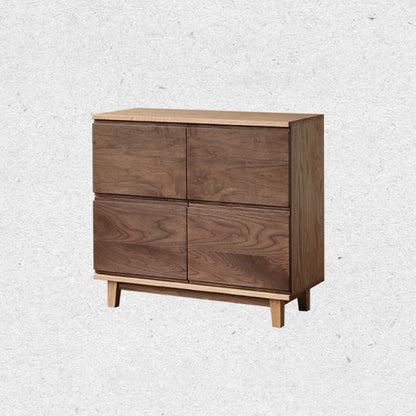 Tavolo da tavolo a buffet glam tavolo in legno massiccio con porte per sala da pranzo