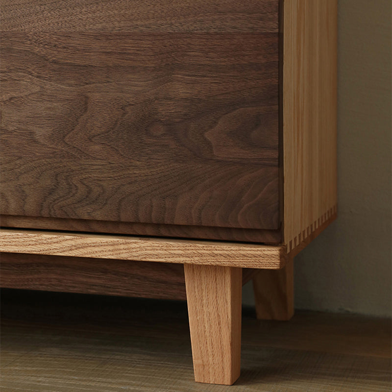 Tavolo da tavolo a buffet glam tavolo in legno massiccio con porte per sala da pranzo