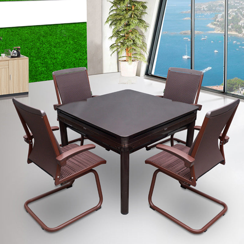 Contemporary Arms Included Desk Chair Mesh Back Conference Chair for Office Clearhalo 'furn' 'furn_office_chair' 'Furniture' 'Office Chairs' 'Office Furniture' 'office_chair' 7364418