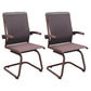 Contemporary Arms Included Desk Chair Mesh Back Conference Chair for Office Coffee 2 Piece Set Clearhalo 'furn' 'furn_office_chair' 'Furniture' 'Office Chairs' 'Office Furniture' 'office_chair' 7364425