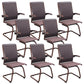 Contemporary Arms Included Desk Chair Mesh Back Conference Chair for Office Coffee 8 Piece Set Clearhalo 'furn' 'furn_office_chair' 'Furniture' 'Office Chairs' 'Office Furniture' 'office_chair' 7364429
