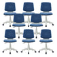 Modern Desk Chair Fabric Low Back Conference Chair with Wheels