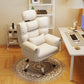Chaise de bureau en cuir moderne Chaise de tâche pivotante sans roues avec roues