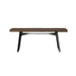 Contemporary Rectangle Dining Room Dinner Kitchen Table Solid Wood Dining Table