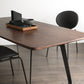 Contemporary Rectangle Dining Room Dinner Kitchen Table Solid Wood Dining Table
