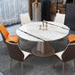Drop-Leaf Dining Table Contemporary Pedestal Dining Room Table Clearhalo 'Dining Tables & Seating' 'Dining Tables' 'dining_table' 'furn' 'furn_dining_table' 'Furniture' 'Kitchen & Dining Furniture' 7364969