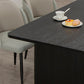 Black Pine Wood Dining Table Modern Indoor Rectangle Dinette Table Clearhalo 'Dining Tables & Seating' 'Dining Tables' 'dining_table' 'furn' 'furn_dining_table' 'Furniture' 'Kitchen & Dining Furniture' 7364984