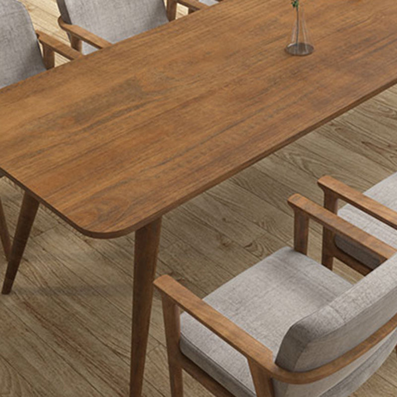 Modern Wood Office Desk Rectangular Shape Task Desk with 4 Legs for Office Clearhalo 'furn' 'furn_office_desk' 'Furniture' 'Office Desks' 'Office Furniture' 'office_desk' 7365118