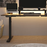 長方形のオフィスデスク茶色のリバーシブルな書き込みデスクのためのオフィス