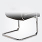 Modern Style Office Chair Black Leather No Wheels Fixed Arm Chair Clearhalo 'furn' 'furn_office_chair' 'Furniture' 'Office Chairs' 'Office Furniture' 'office_chair' 7365186