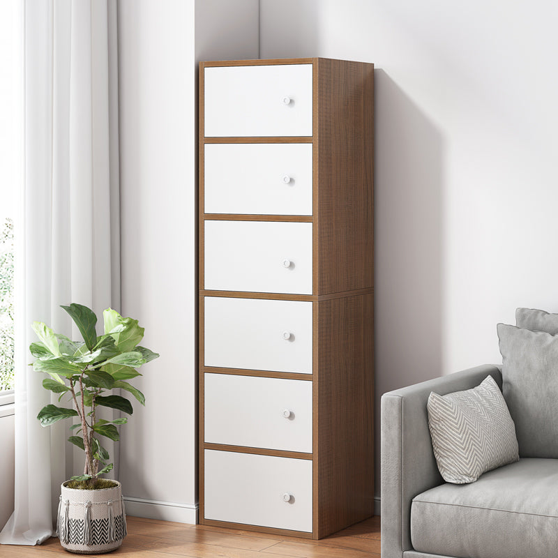 Contemporary Manufactured Wood Accent Cabinet Rectangle Knobs Accent Cabinet Clearhalo 'Cabinets & Chests' 'cabinets_chests' 'furn' 'furn_cabinets_chests' 'Furniture' 'Living Room Furniture' 7365465