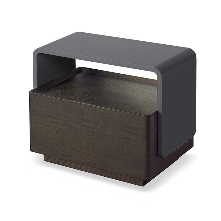 Comodino moderno letto moderno in legno in legno con cassetto