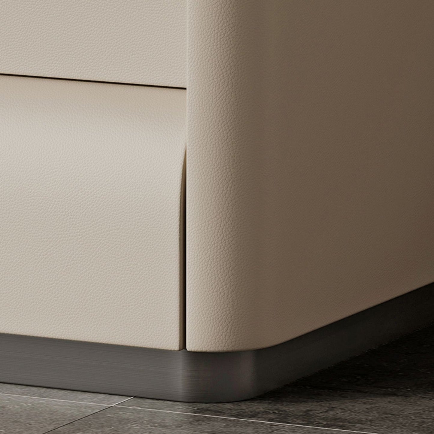 Table table de chevet de lit contemporain avec 2 tiroirs