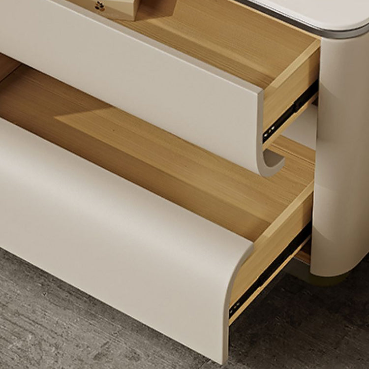 Table table de chevet de lit contemporain avec 2 tiroirs