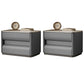 Table table de chevet de lit contemporain avec 2 tiroirs