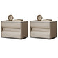 Table table de chevet de lit contemporain avec 2 tiroirs