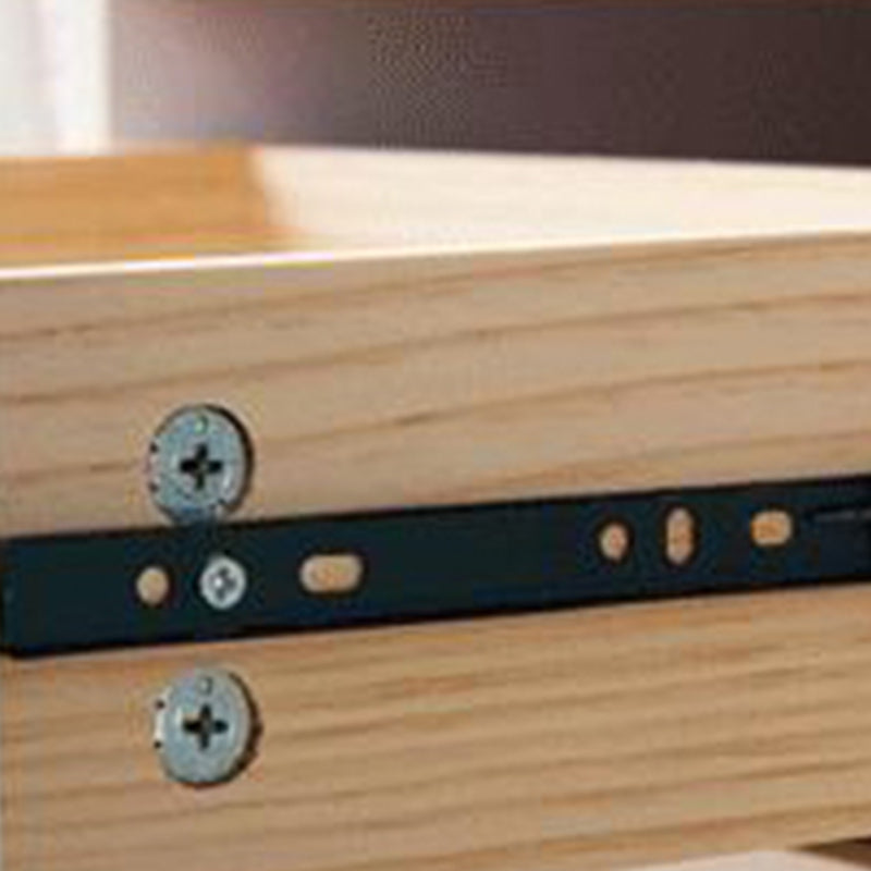 Cofre de almacenamiento de madera tradicional Casa vertical en blanco con cajones