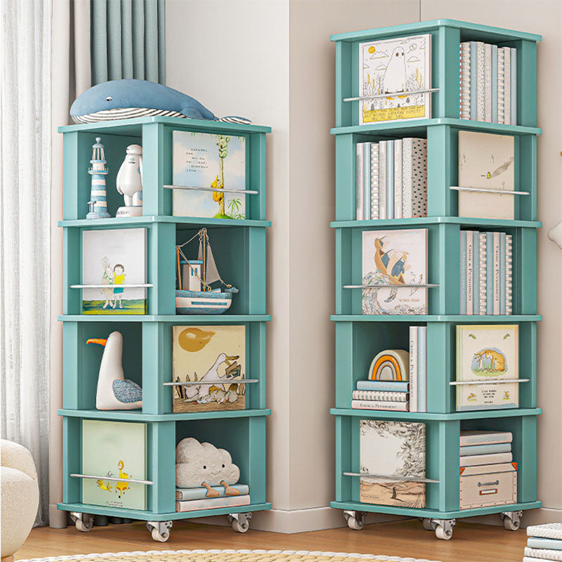 Engineered Wood Standard Bookcase Closed Back Scandinavian Bookshelf Clearhalo 'Bookcases' 'furn' 'furn_bookcases' 'Furniture' 'Office Furniture' 7366810