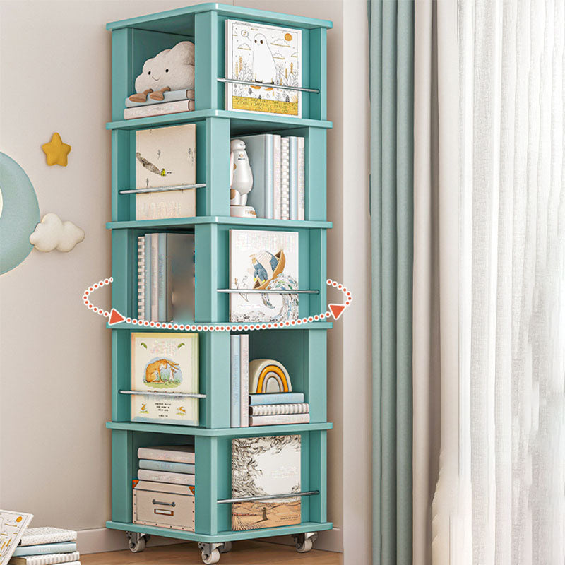 Engineered Wood Standard Bookcase Closed Back Scandinavian Bookshelf Clearhalo 'Bookcases' 'furn' 'furn_bookcases' 'Furniture' 'Office Furniture' 7366813