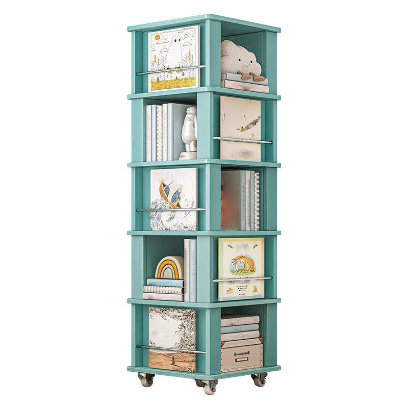 Engineered Wood Standard Bookcase Closed Back Scandinavian Bookshelf Clearhalo 'Bookcases' 'furn' 'furn_bookcases' 'Furniture' 'Office Furniture' 7366818