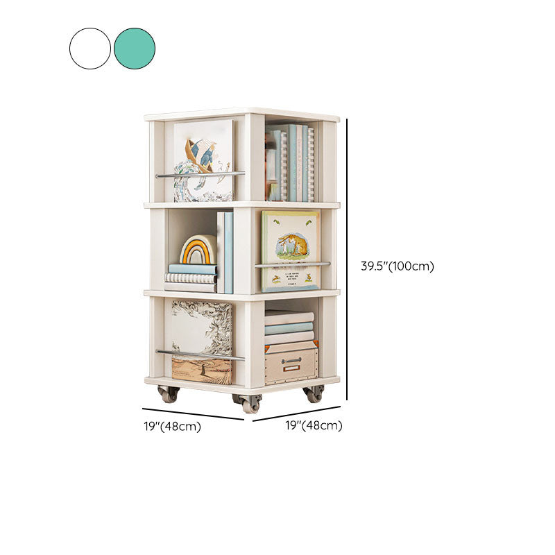 Engineered Wood Standard Bookcase Closed Back Scandinavian Bookshelf Clearhalo 'Bookcases' 'furn' 'furn_bookcases' 'Furniture' 'Office Furniture' 7366835
