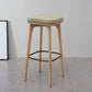 Industrial Solid Wood Bar Stools Living Room Upholstered Stool