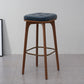 Industrial Solid Wood Bar Stools Living Room Upholstered Stool