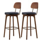 Industrial Solid Wood Bar Stools Living Room Upholstered Stool