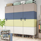 Modern Style Metal Frame Wardrobe Foldable Wardrobe with Garment Rod