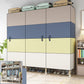Modern Style Metal Frame Wardrobe Foldable Wardrobe with Garment Rod