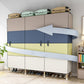 Modern Style Metal Frame Wardrobe Foldable Wardrobe with Garment Rod