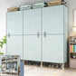 Modern Style Metal Frame Wardrobe Foldable Wardrobe with Garment Rod