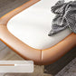 Modern Armless Chaise Lounge Faux Leather Chaise Lounge Sofa Clearhalo 'Chairs & Seating' 'Chaise Lounge' 'chaise_lounge' 'furn' 'furn_chaise_lounge' 'Furniture' 'Living Room Furniture' 7367400