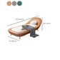 Modern Armless Chaise Lounge Faux Leather Chaise Lounge Sofa Clearhalo 'Chairs & Seating' 'Chaise Lounge' 'chaise_lounge' 'furn' 'furn_chaise_lounge' 'Furniture' 'Living Room Furniture' 7367404