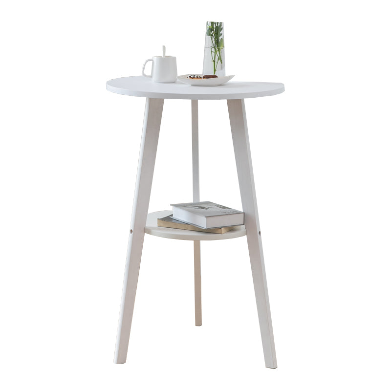 Tavolo da bancone moderno rotondo in legno Set tavolo da bar da 1/3 pezzi per bar